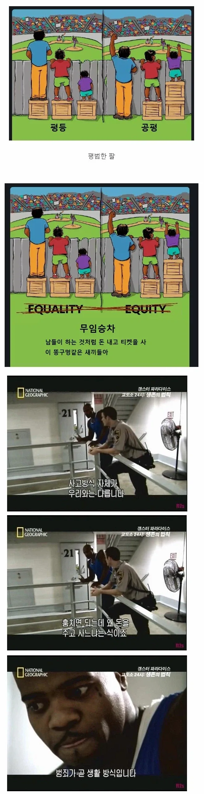 평등과 공평의 차이