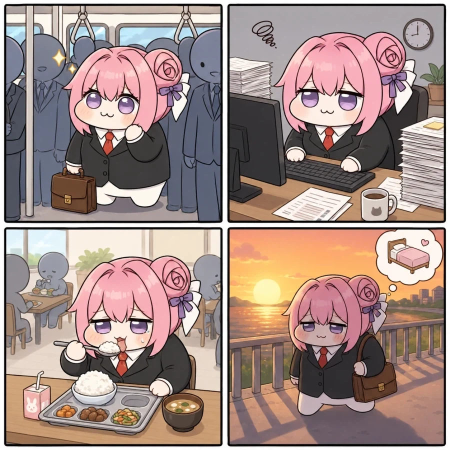 직장인 도로롱