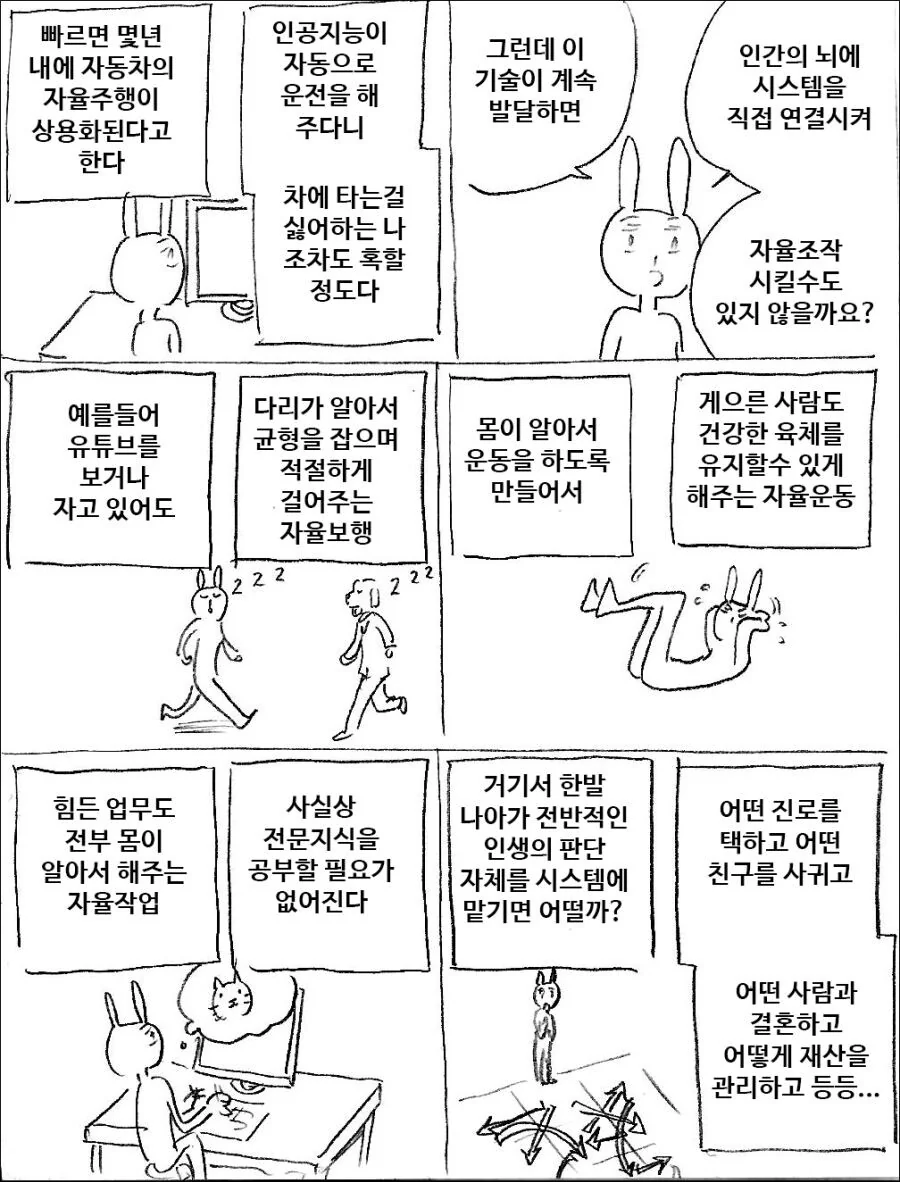 인류가 ai에 지배당하는 만화.manga