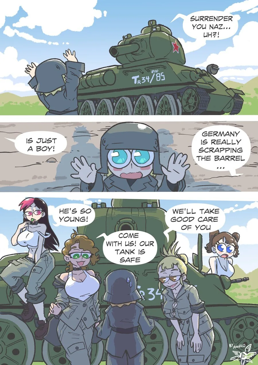 2차 대전 말기 끔찍했던 독일 소년병들의 상황.manga