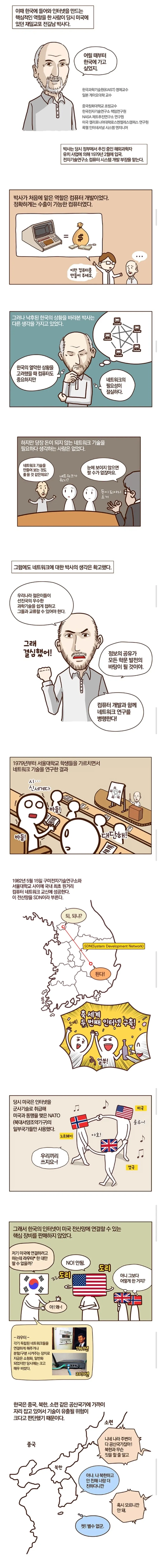 세계에서 두번째로 인터넷 개통한곳이 한국이다?.manhwa - 이미지 2