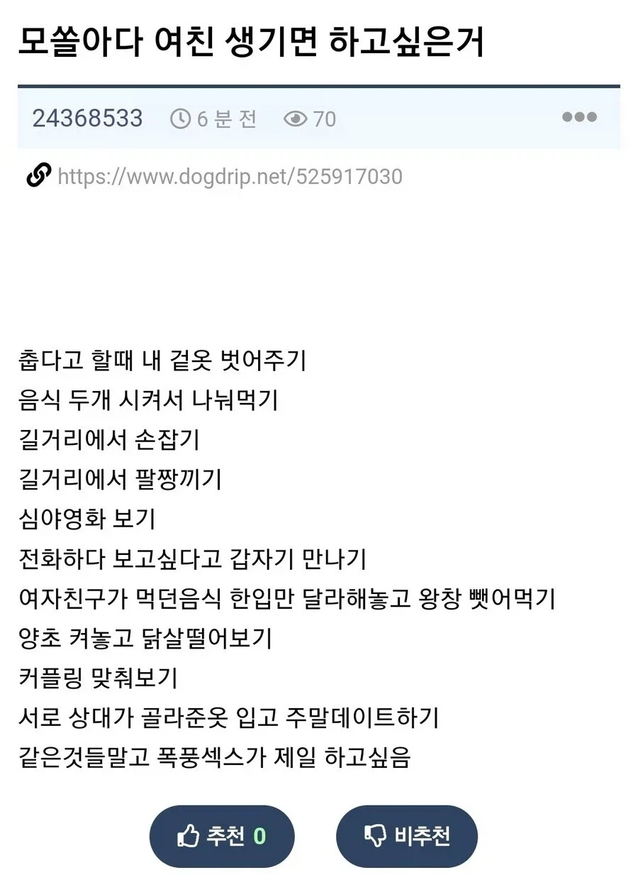 모쏠아다 여친 생기면 하고싶은거.jpg