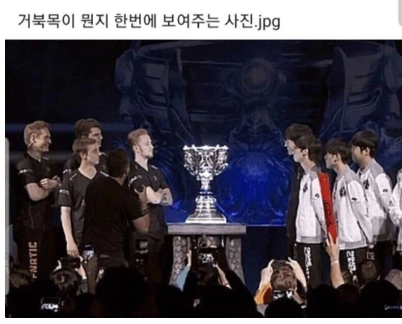 "진정한 강자는 서있는 자세만으로도 알 수 있지"