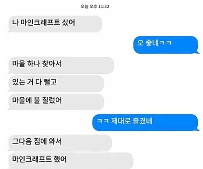 나 마인크래프트 샀어