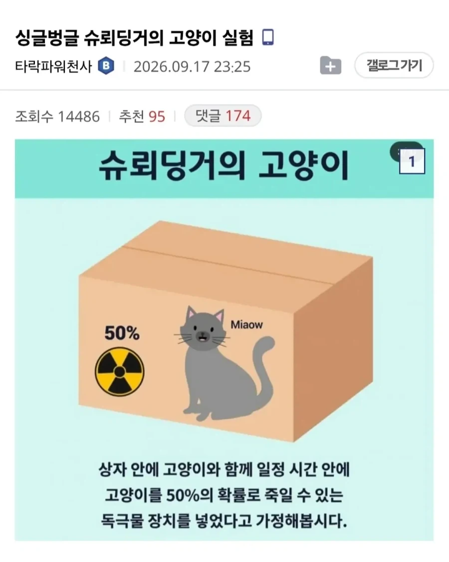의외로 잘못 알려진 슈뢰딩거의 고양이 실험.jpg