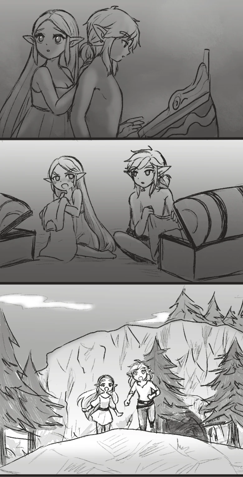 [젤다] 만약 공주님이 함께 봉인되었다면.Manga - 이미지 3