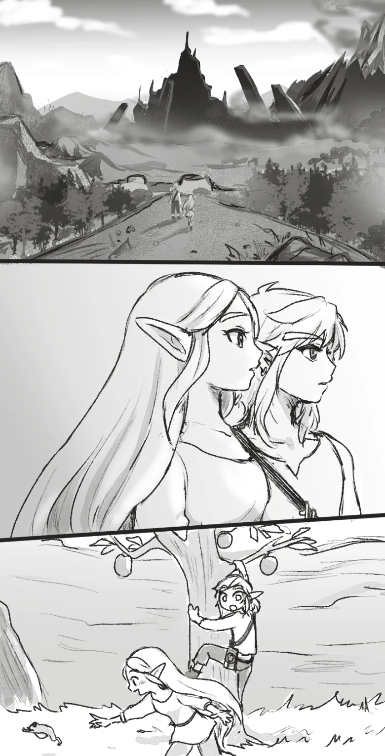 [젤다] 만약 공주님이 함께 봉인되었다면.Manga - 이미지 4