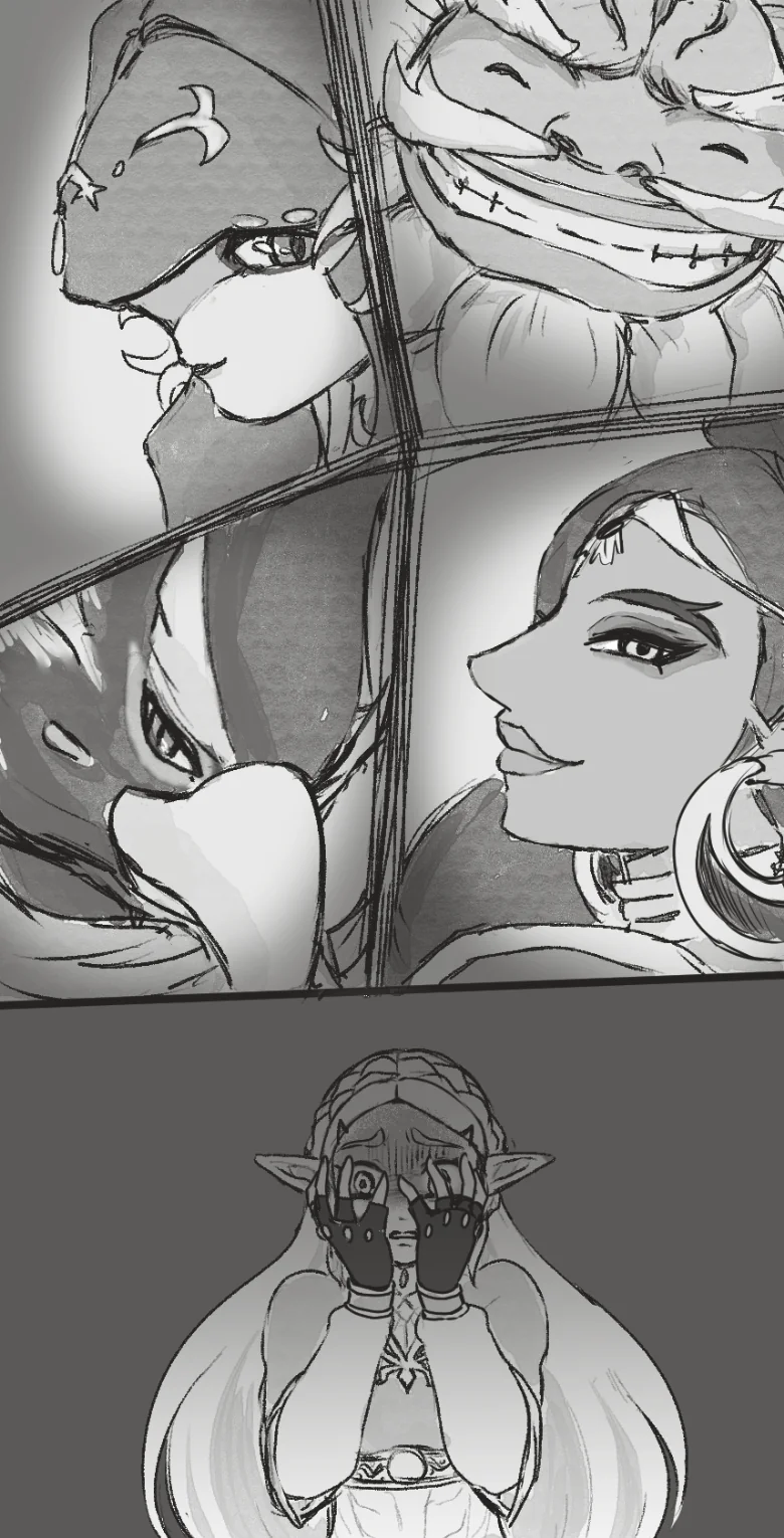 [젤다] 만약 공주님이 함께 봉인되었다면.Manga - 이미지 13