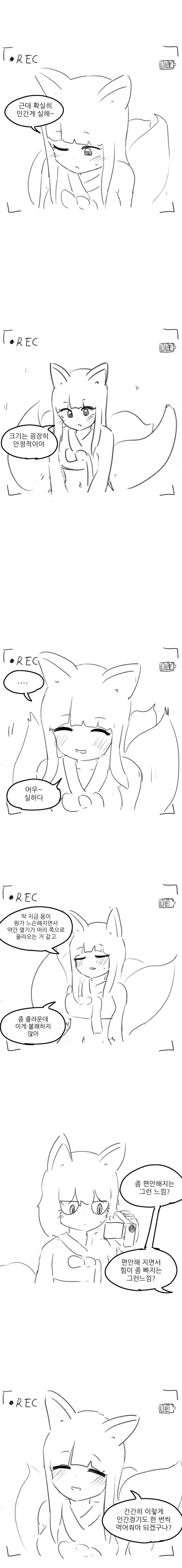 ㅎㅂ) 구미호가 조난 당한 남자 정기 빨아먹는 만화 - 이미지 6