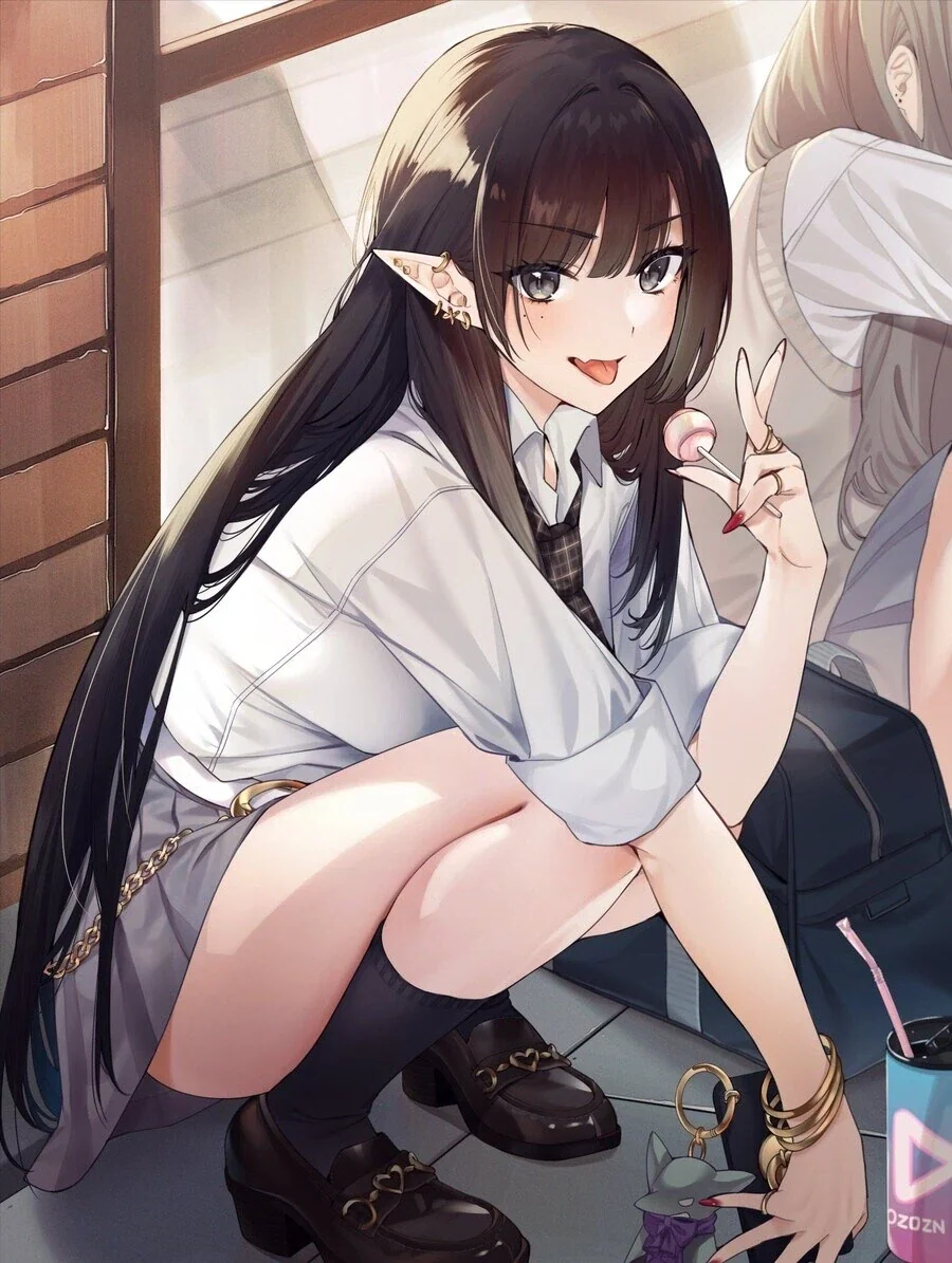 엘프갸루처녀빗치