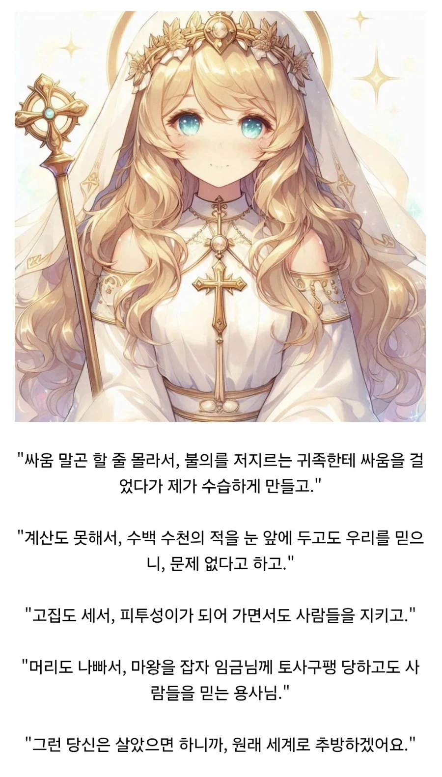 "용사님. 당신을 추방합니다."