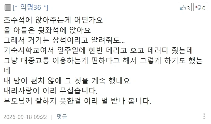 조수석에서 이어폰 끼는 딸 - 이미지 7
