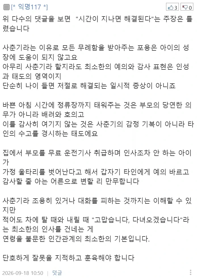 조수석에서 이어폰 끼는 딸 - 이미지 11