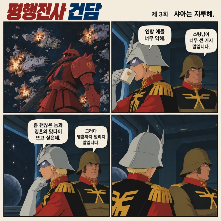 아무로가 건담 안탄 건담세계