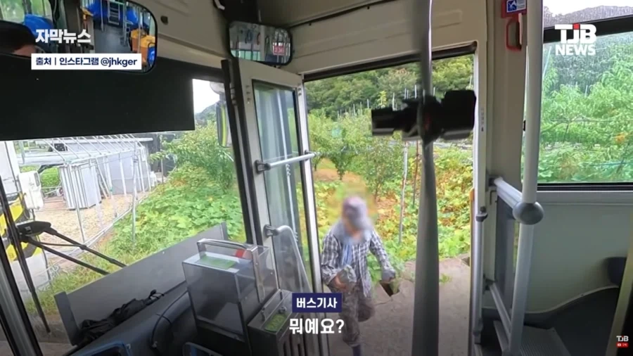 정류장도 아닌 곳에서 손흔들어 버스 새운 시골 노인 - 이미지 5