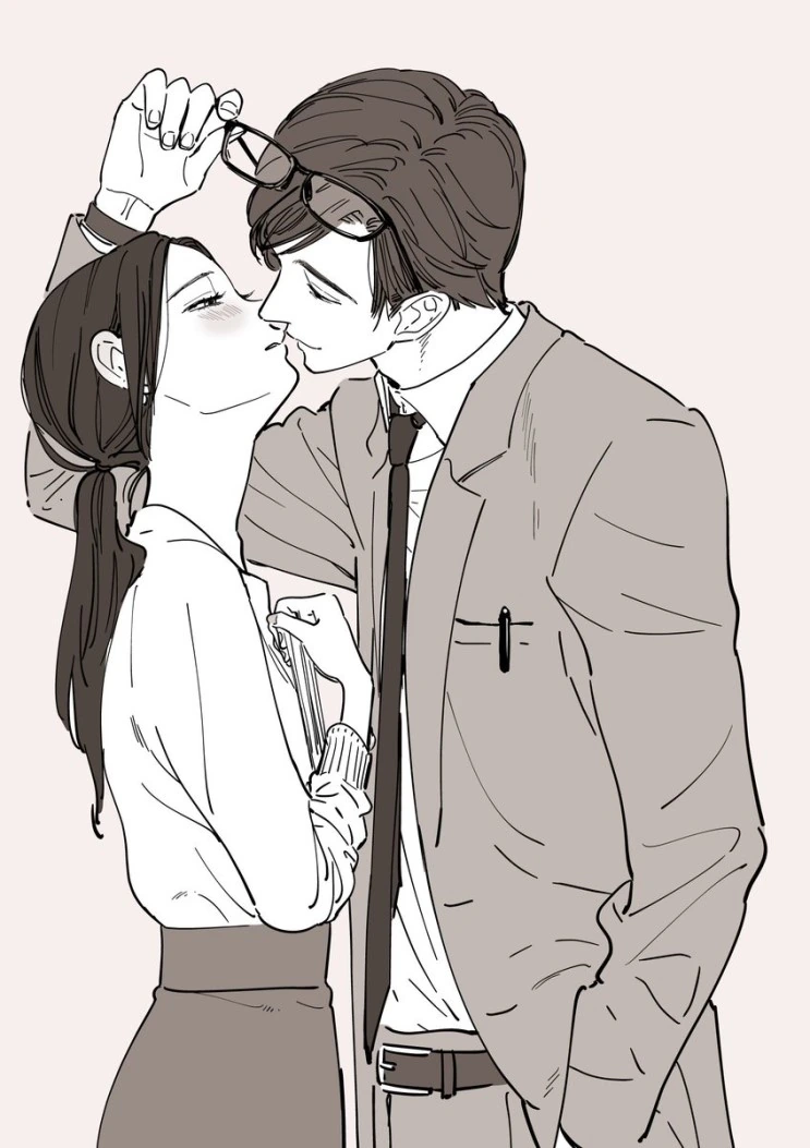 키스하다 한눈팔면 생기는 상황.manhwa