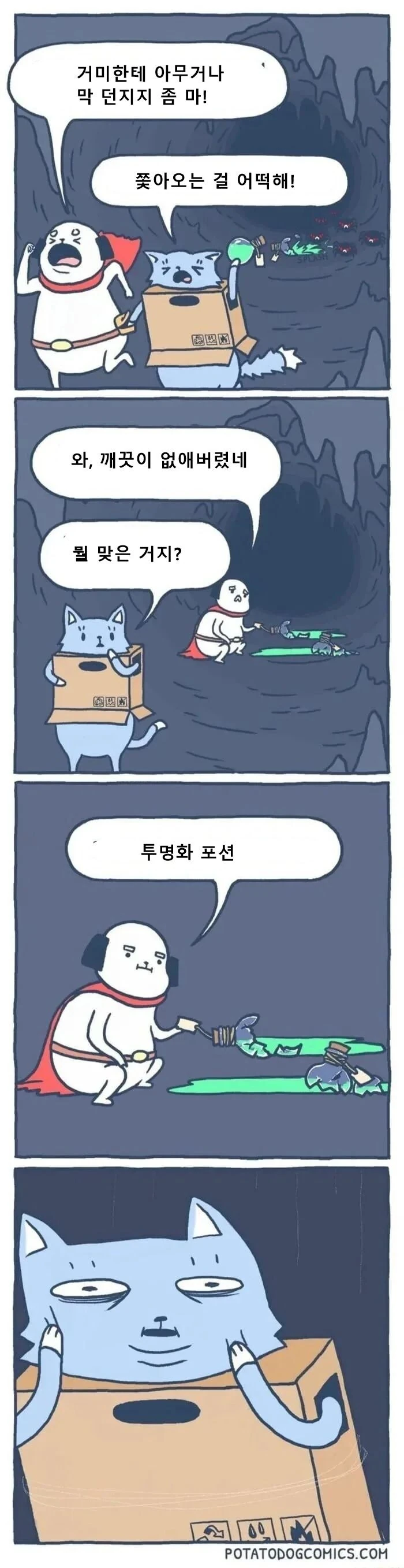 거미를 한방에 퇴치하기.manhwa