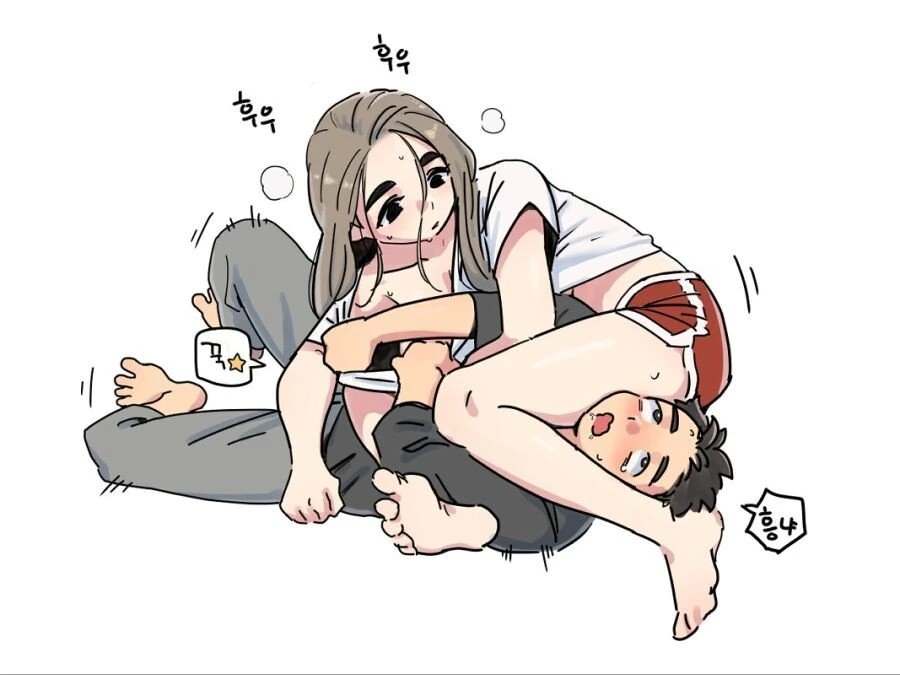 레슬링 좋아하는 ㄱㅇ 누나.manhwa - 이미지 16