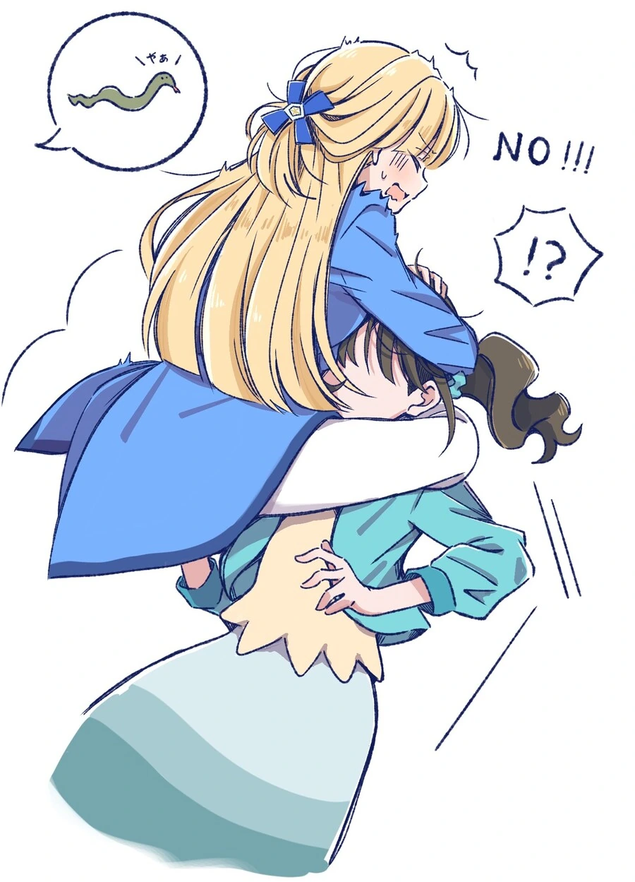 프리큐어)뱀을 싫어하는 고양이.jpg