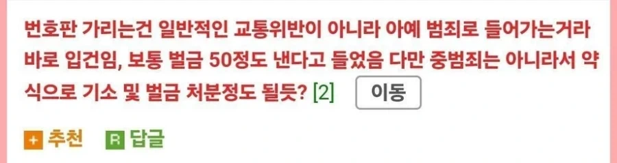 난 번호판가림 신고만 했을뿐인데 일이 커진거 같음 - 이미지 3