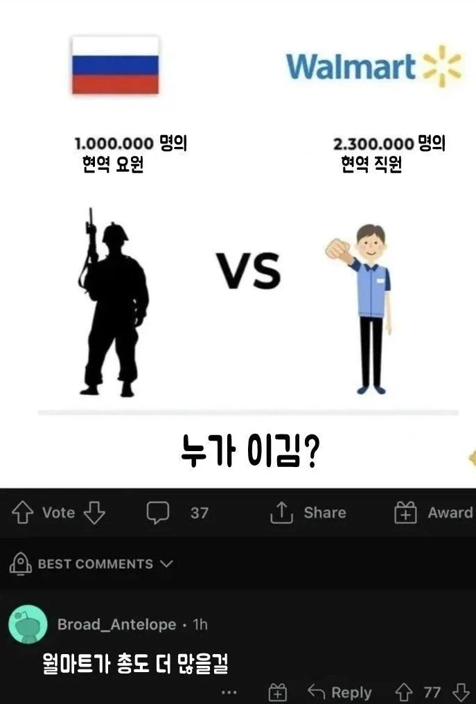 군인VS민간인