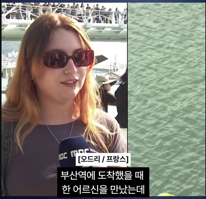 부산 상어 보러 온 프랑스인