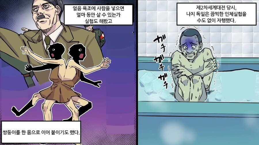 나치독일이 포로들 상대로 했던 바닷물 실험 manhwa - 이미지 2