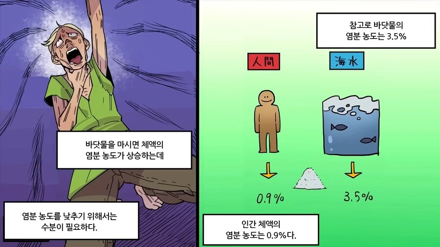 나치독일이 포로들 상대로 했던 바닷물 실험 manhwa - 이미지 18