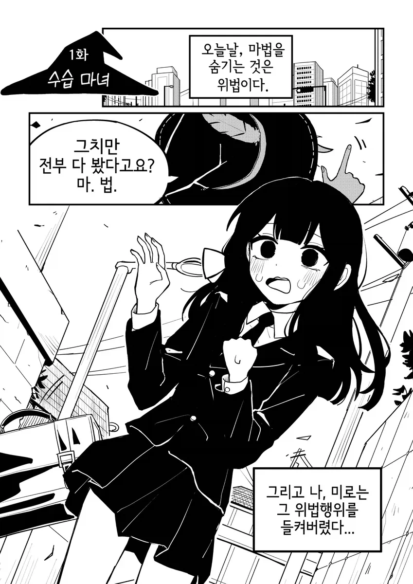 마법을 숨기는 것이 위법인 세상.manhwa