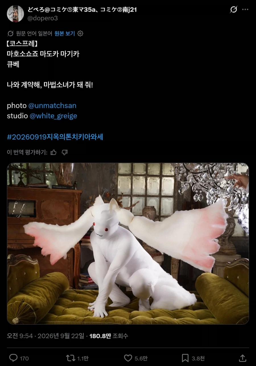 지옥에서 올라온 큐베 코스프레