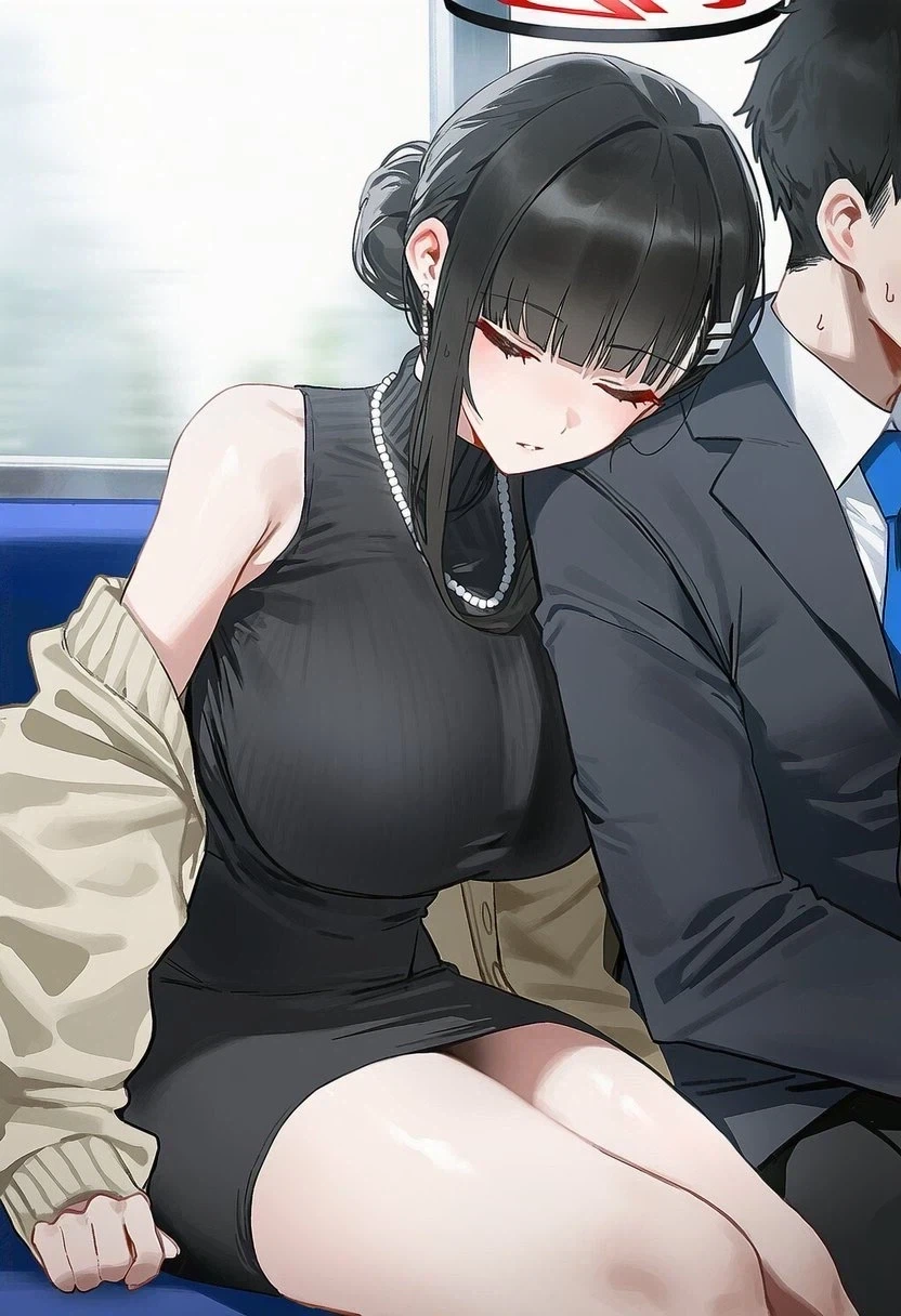 지하철에서 이런 미시녀가