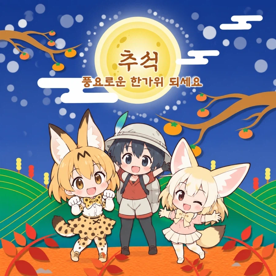 케모노) 추석 잘 보내세요^^