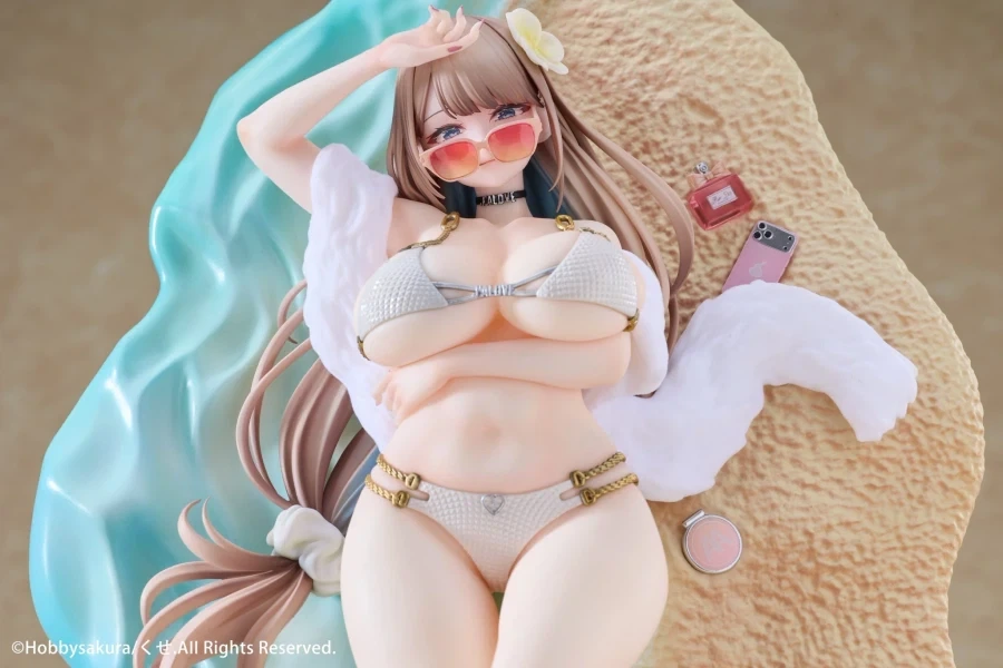 [하비 사쿠라] 1/7 쿠세 - 후유야마 아사코：서머 비치 데이트 채색 원형 - 이미지 2