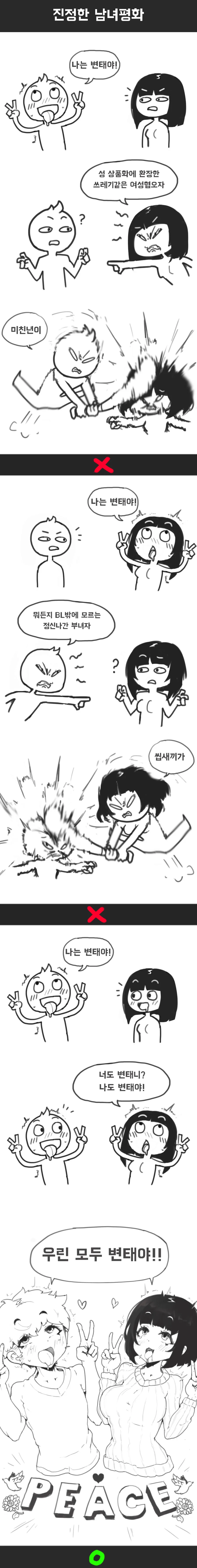 남녀갈등의 평화적인 해결방법.manhwa