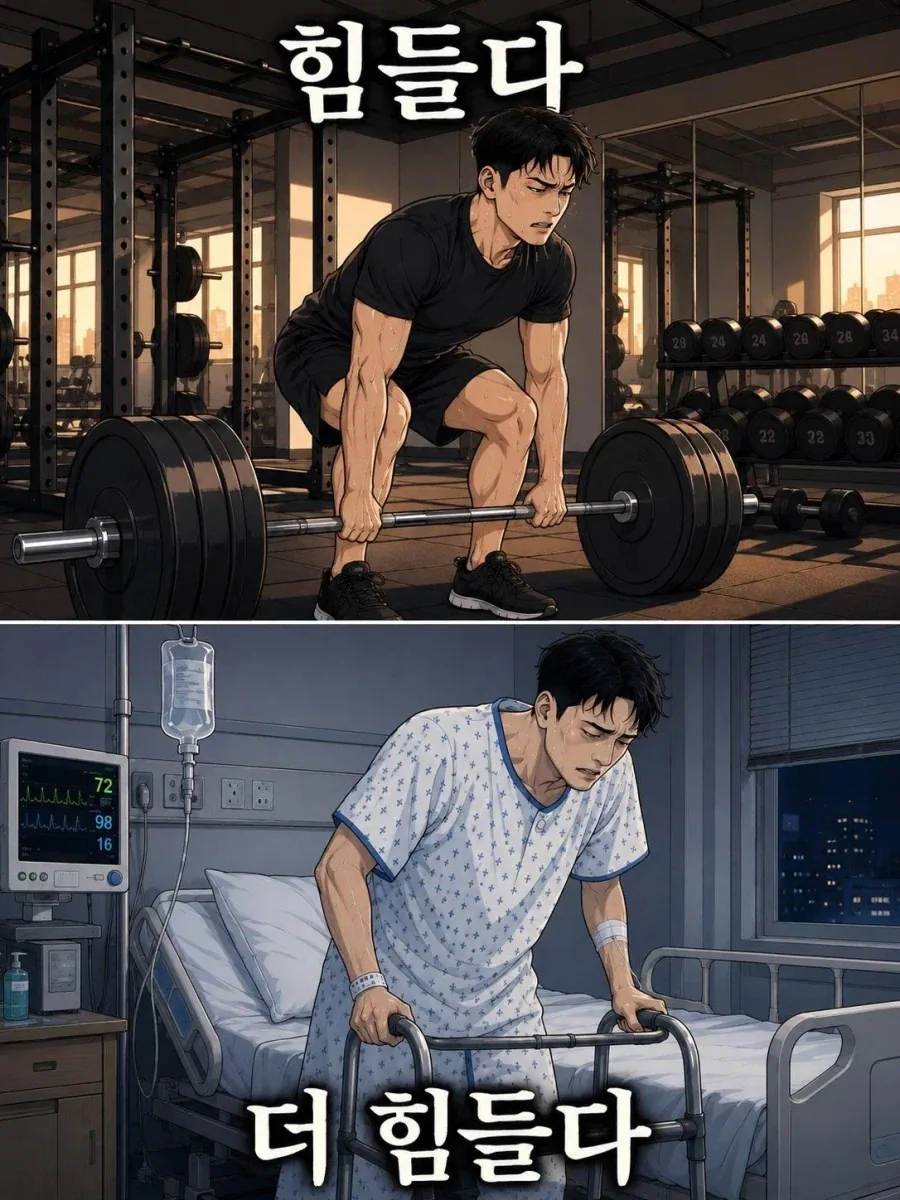 지금 힘들어라