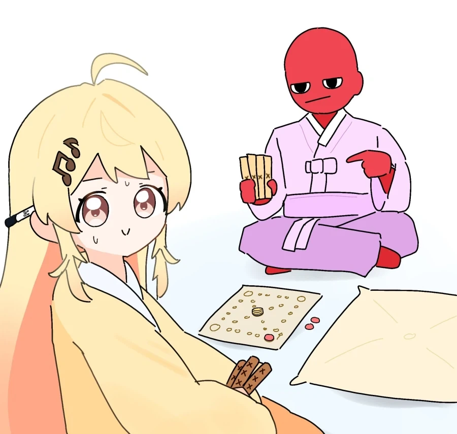 오마에라랑 윳놀이하는 카나데