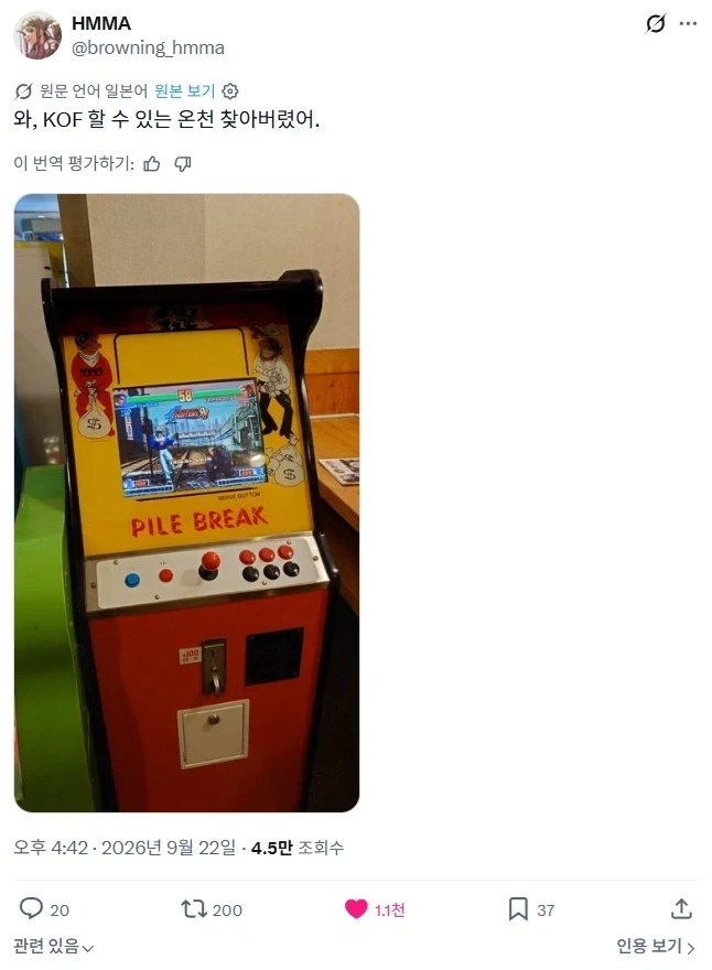 일본의 아케이드 기기