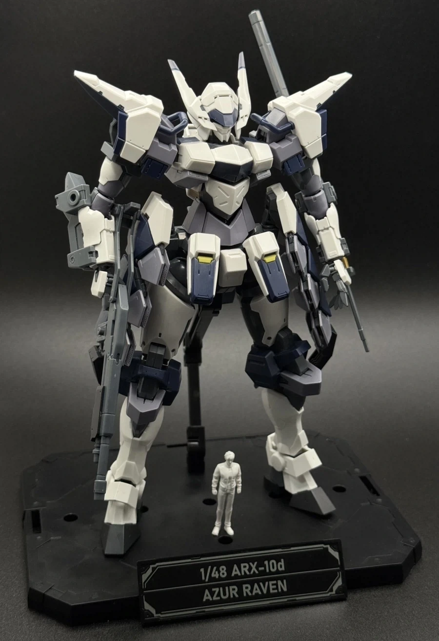 [카도카와] 카도프라 풀 메탈 1/48 아주르 레이븐 조립 이미지2