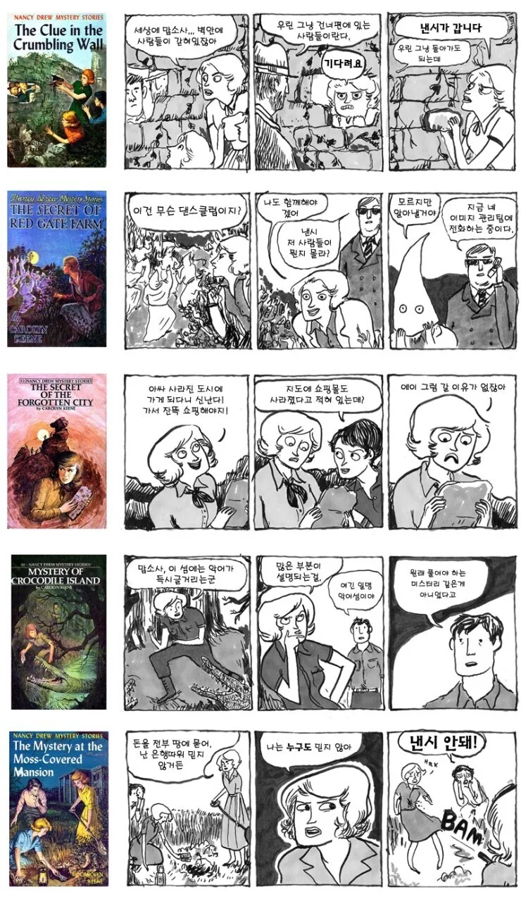 낸시 드류 표지 만화.manga - 이미지 3
