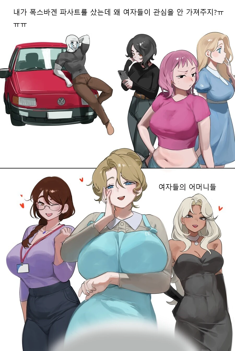 미국 폭스바겐밈 만화