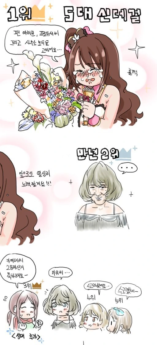 [@] 제 5회 신데렐라걸 총선 만화