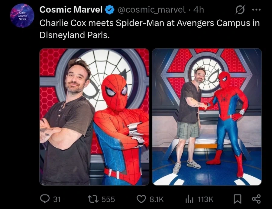 MCU) 스파이더맨 만난 데어데블