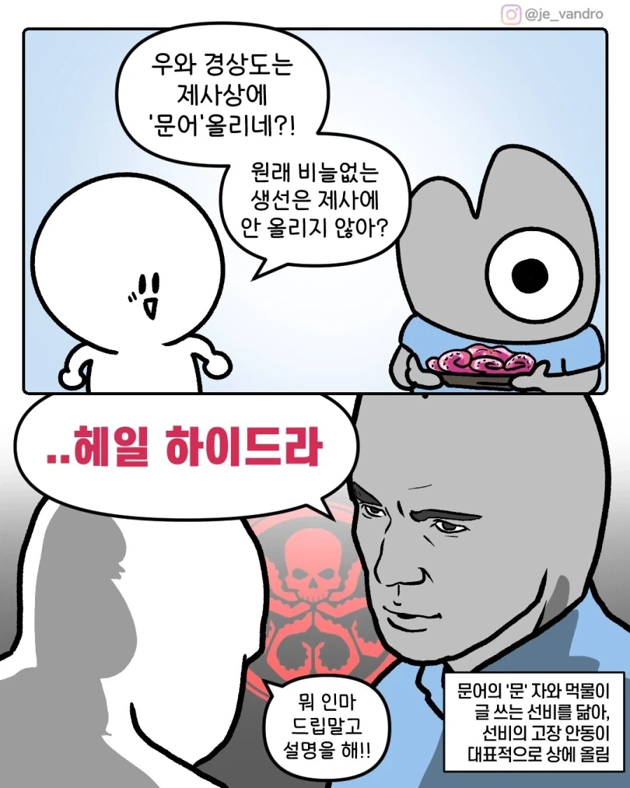 안동 제사상에 문어를 올리는 이유