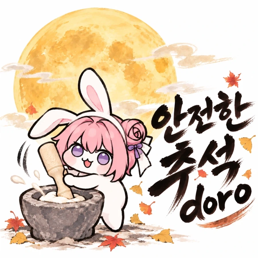 즐거운 추석doro 안전한 추석doro