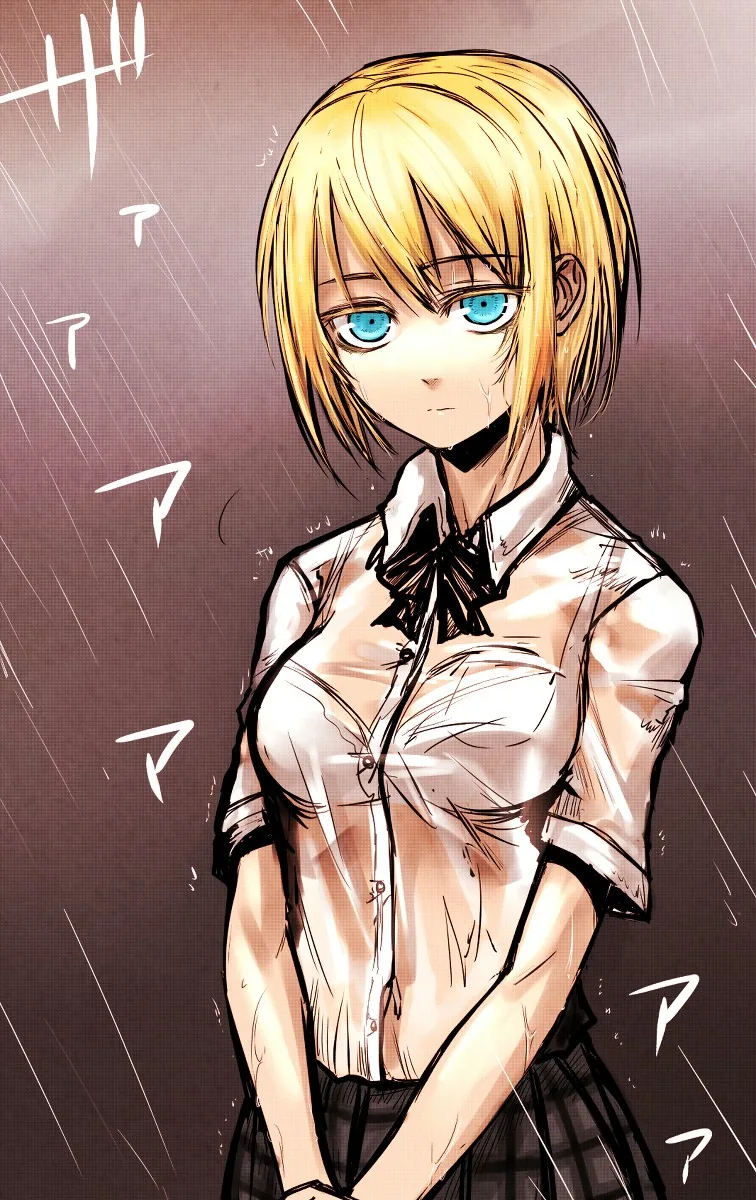 비오는 날, 신호대기하는 만화.manga - 이미지 4