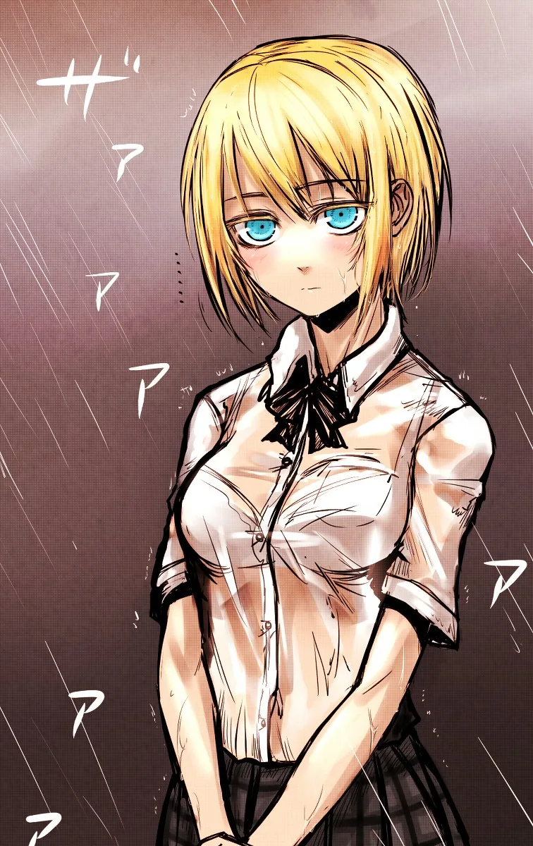 비오는 날, 신호대기하는 만화.manga - 이미지 8