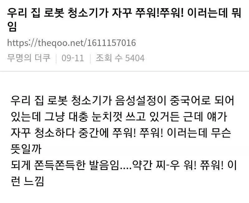 중국산 로청이 자꾸 혼잣말을 해요 - 이미지 2