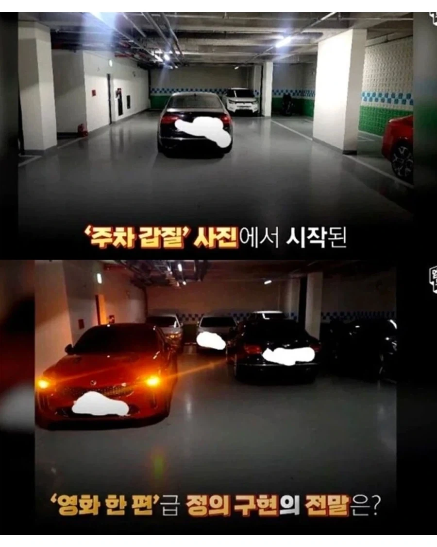 주차 갑질이 불러온 나비효과