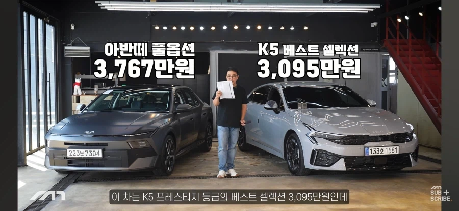 돈이 없어서 아반떼 못 타
