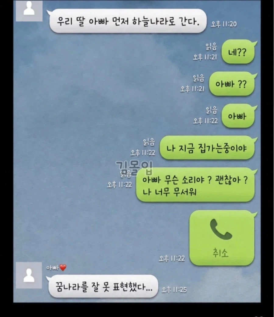 우리 딸 아빠 먼저 하늘나라로 간다 - 이미지 2